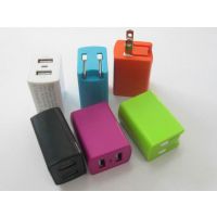 亚天ASIA909C热销新款2.1A双usb充电器批发 苹果三星手机充电器 热卖新款双usb旅充
