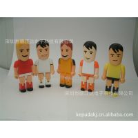 塑料小人u盘 塑胶医生护士u盘 机器人u盘可定制表情外观