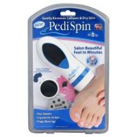 新款TV去死皮电动磨脚器；PediSpin Callus Remover；双头磨脚器