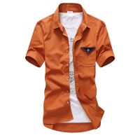 供应批发时尚男装实拍韩版修身夏日男士衬衫糖果色衬衫3p3-C81