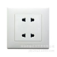 ***供应墙壁开关插座正品 JUNON俊朗 A系列开关面板 二二插座