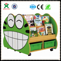 广州厂家供应青蛙造型书架 儿童书架 双重造型可折叠可拉开
