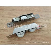不锈钢小号可调双轮、门窗下滑轮、柜门滑轮、壁柜滑轮R027