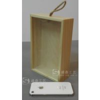 zakka收纳盒 移动硬盘木盒 茶叶盒 玻璃盖礼品盒 手机电池木盒