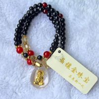 江湖地摊厂家热销晶美金水晶镶金十二生肖小号水晶包金吊坠精美金