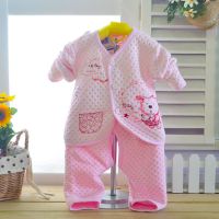 优质供应婴儿竹纤维保暖内衣内裤 汤博士卡通印花儿童内衣套装