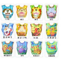 儿童用品立体免洗 宝宝防水饭兜 喂饭衣婴儿pvc软围嘴M/S 0.07