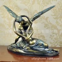 欧式人物雕塑装饰品 摆件结婚送礼软装配饰 美式天使雕塑雕像
