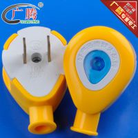 廠家供應(yīng) 棉湖二極電源插頭D04 防水防凍型