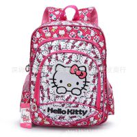 批发hello kitty学生书包可爱女童背包双肩包儿童书包小学女