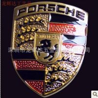 保时捷PORSCHE立体3D 铜质 金属 车贴 车标 汽车贴 汽车贴标定做