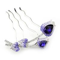 FS210301新光韓版發(fā)飾水鉆發(fā)插新娘頭飾古裝發(fā)簪甜美發(fā)梳插梳百搭