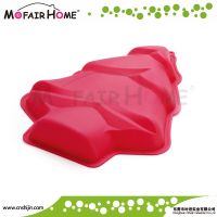 供应硅胶蛋糕模 圣诞树蛋糕模果冻布丁模 环保***蛋糕模型