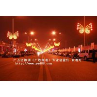 广万达LED和谐之星造型灯效果