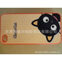【现货供应】iphone手机贴皮彩印工艺塑胶壳 PC材质