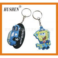 直供軟膠鑰匙扣 定做廣告促銷鑰匙扣 定制立體pvc鑰匙扣