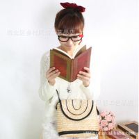 雙肩斜背單肩包/鄉(xiāng)村風(fēng)情/植物手工藝制品/歐美日韓原單草編包