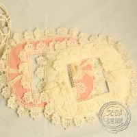 蕾絲珍珠布藝開關(guān)貼  布藝開關(guān)套  開關(guān)罩  B35