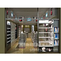 ZB-009 化妆品展示柜 化妆店柜台设计制作 化妆品烤漆展柜