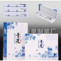 万里笔业金属广告笔宝珠笔 订做圆珠笔 中国红笔 青花瓷笔 陶瓷笔