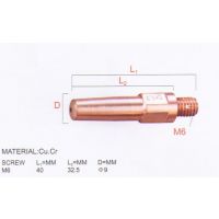 供应松下导电嘴M6*8*45 紫铜 铬镐铜导电嘴CO2气保焊机焊枪配件