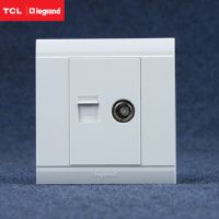 TCL 开关插座 正品/ 美仑山系列闭路网络 电视电脑插座 批发团购