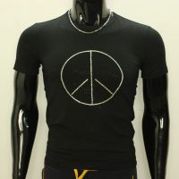 供應(yīng)男裝2014夏裝短袖t恤半截袖男個(gè)性串珠男修身小衫歐美******