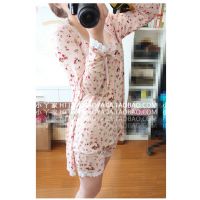 正品睡衣女夏季3三件套牛奶真丝吊带长袖短裤性感诱惑家居服套装