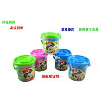 批发香味彩泥 桶装带模具安全***橡皮泥 儿童过家家动手玩具8208