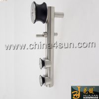 佛山花键精美宾馆玻璃推拉门滑轮不锈钢USU304吊轮 01B浴室滑轮