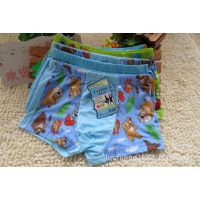 批发儿童内裤 樱基森卡通平角裤 男童全棉短裤三角裤 XXL号