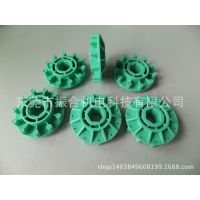 厂家生产竟铭钉齿轮,内孔六边，PP/PVDF