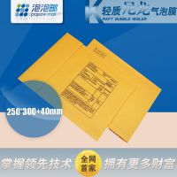 泡泡邮 牛皮纸气泡信封气泡袋 航空邮政小包快递袋250*300mm印刷