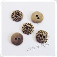 合金两眼手缝扣厂 电镀四孔手缝扣 批花纽扣 电镀铣纹四孔穿线钮