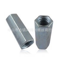 六角加长螺母 螺杆连接螺母 丝杆接头螺帽m12*20-30