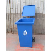 供应【***】垃圾箱 户外垃圾箱 环卫垃圾箱 钢板垃圾桶 100L垃圾桶