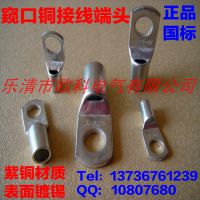 厂家直销SC70-6 窥口铜接线端子 温州铜鼻子 浙江镀锡接线鼻子