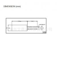 ӦԴֱ徧 3*8Բ 26.000MHz