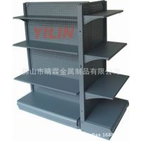 厂家促销特价 便利店货架 单面冲孔钢板架主架（有现货）超市货架