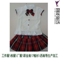 中小学 高中大学 学生校服定做加工 提供来图来样加工生产