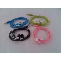 直销批发 新款 索尼彩色入耳式水晶线耳机 透明线MP3耳机