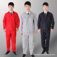 定做劳保服工程服套装  汽修工作服 男长袖工厂服深圳春季工程服
