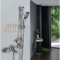 金沐洁具新品***小花洒简易花洒套装全铜龙头浴室花洒小套 ***