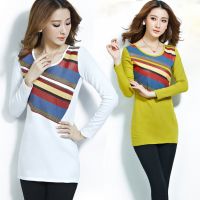 秋装新品大码女装T恤 韩版个性印花胖MM中长款长袖女打底衫t恤