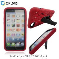 2014新款 苹果6 iPhone 6 4.7寸 满天星点钻支架 手机壳 保护套