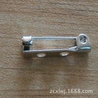 深圳厂家现货供应饰品配件 铁胸针 镀镍 DIY胸针***
