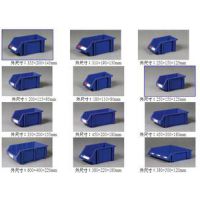 斜口物料盒规格，物料盒尺寸，蓝色物料盒价格