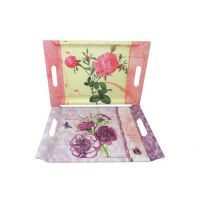 厂家直销密胺托盘 双耳欧式托盘 16寸双耳深腰托盘1037居家用品