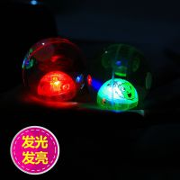 最热销儿童七彩闪发光超炫水晶弹力球地摊热卖玩具批发厂家直销