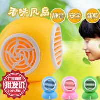 usb小黃人香味風(fēng)扇 渦輪式無葉風(fēng)扇 空調(diào)風(fēng)扇 學(xué)生桌面迷你風(fēng)扇